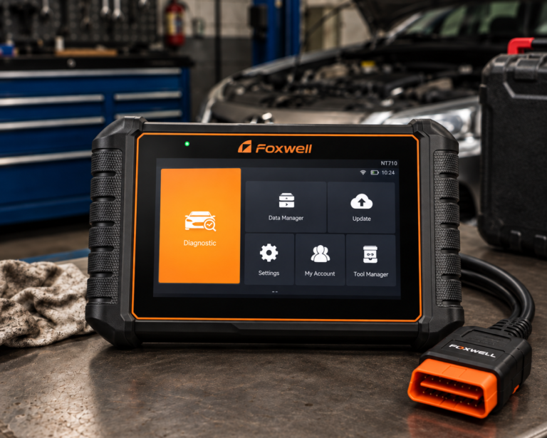 Foxwell NT710 touchscreen diagnostic scanner
