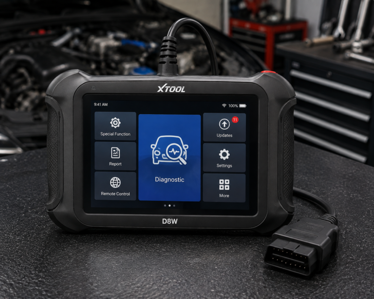 XTOOL D8W tablet diagnostic scanner