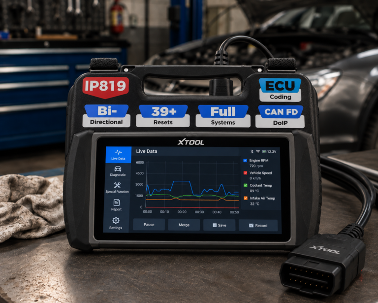 XTOOL IP819 diagnostic scanner